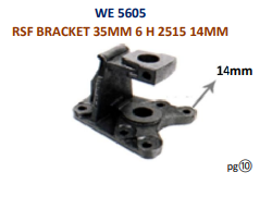 REAR SP. FF. BKT - 16.MM HOLE   35.MM x 6 - HOLES - TATA - TC