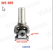SLEEVE YOKE ASSY - BASE SQUARE - 4HOLE - CANTER