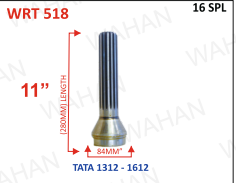 REAR TEETH - 16TH x 84MM-DIA x 11'' - LENGTH - 1312-K4