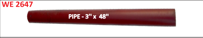 PIPE - 3'' x 48''