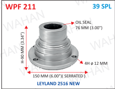 P .FLANGE 39-TH X6.00" SERR X 90MM-H X 4H x 12 MM X 76MM OIL SEAL -I5