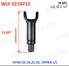 L-FORK-30TH x UJC-52x147 x13.00" - LENGTH