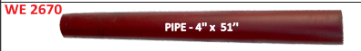 PIPE - 4'' - 94mm x 51''