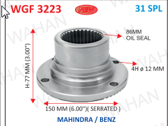 G.B.F-31TH x 3.03" H x 6.00" SERR x 4H x 12MM - E4