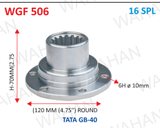 G.B.F-16TH x 2.76" H x 4.75" ROUND x 6H x 10MM - GB.40- K2