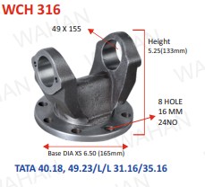 C.H. - 49MM - 5.25"-H X 6.50 ROUND P/T X 8 H 16 MM - D3