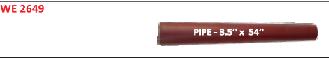 PIPE - 3.5'' x 54''