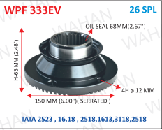 P .FLANGE 26TH X 6.00" SERR X 63MM-H X 4H x 12 MM X 68MM X EV HARD- I2