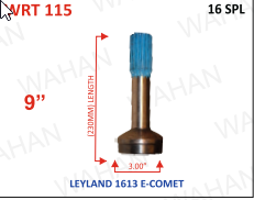REAR TEETH - 16TH x 3"-DIA x 9'' - LENGTH - COATED - 1613 - TC - 15-C2