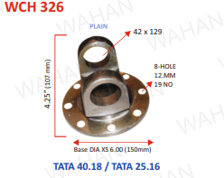 C.H. - 42 x 129 - 4.25"-H X 6" ROUND X 8-H 12.MM  - F2-K5