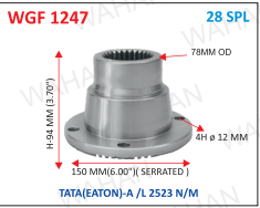 G.B.F-28TH x 3.70" H x 6.00" SERR x 4H x 12MM