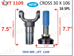 YOKE & TEETH SET - YOKE-7.5'' & REAR TEETH-7.70'' X 16 TH X UJC - 30 X 106 X 3.50'' DIA - COATED-L3