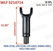 L-FORK-30TH x UJC-52x147 x15.70" - LENGTH
