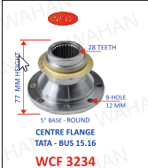 C.F. - 28TH x 77MM-H x 5" ROUND x 8H - 12MM - TATA-BUS-1516