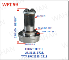 FT-26TH x 150MM-H x 3.7” DIA x B-6211-Q1
