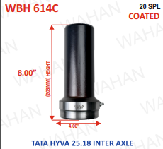 BARREL HOUSING - 20TH x 90 SPL x 4"-DIA x HEIGHT - 8" - COATED