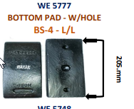 WEAR PAD - BS-4 HOLE TYPE