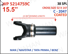 WELCH PLUG-15"-38TH -C - 2047 x 380.00.MM - COATED - 52 X 147