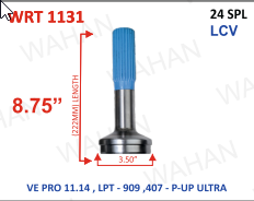 REAR TEETH - 24TH x 3.50"-DIA x 9'' - LENGTH-L3