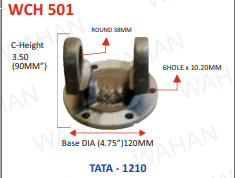 C.H. - 38MM X 3.5"-H X 4.75” ROUND X 6 H x 10.20MM - TATA-1210 - K1