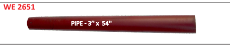 [WE 2651] PIPE - 3" x 54"