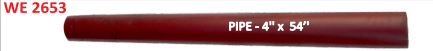 [WE 2653] PIPE - 4'' - 94mm x 54''