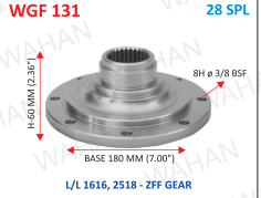 [WGF 131] G.B.F-28TH x 2.36" H x 7.00" ROUND x 8H x 3/8 BSF X Z.FF-HT