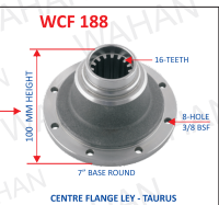 [WCF 188] C.F. - 16TH x 100MM-H x 6.70" ROUND x 8H - 3/8 BSF-J5