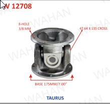 [W 12708] FLANGE YOKE ASSY - 47.64  SAE - SERIES - PCD - 155