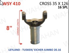 [WSY 410] SLEEVE YOKE - UJC - 35X126 x 8.00''- LENGTH x 16TH - XP - 11.10-C4