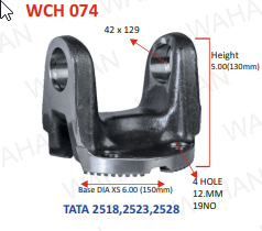 [WCH 074] C.H. - 42 x 129 - 5"-H X 6" SERR X 4 H 12.MM - D3