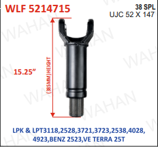 [WLF 5214715] L-FORK-38TH x UJC-52x147 x15.50" - LENGTH