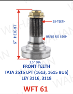 [WFT 61] FT-28TH x 150MM-H x 3.5" DIA x B-6209