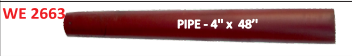 [WE 2663] PIPE - 4'' - 94mm x 48''