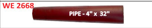 [WE 2668] PIPE - 4'' - 94mm x 29''