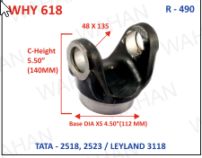 [WHY 618] HALF YOKE - UJC - 48 X 135 X 5.50"-HEIGHT X 4.50" DIA