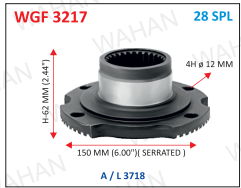 [WGF 3217] G.B.F-28TH x 2.44" H x 6.00" SERR x 4H x 12MM - EATON-E1