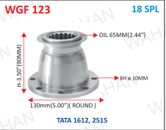 [WGF 123] G.B.F-18TH x 3.54" H x 5.00" ROUND x 8H x 10MM - K1