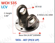 [WCH 535] C.H. - 30 x 82 X 3.00”-H X 4.00” ROUND X 6 H x 8.2.MM - T-407-L1