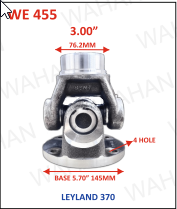 [WE 455] HALF YOKE ASSY - Up Dia-3.00" x Low Dia-5.70" x 4-HOLE x L/L.D-370-F1