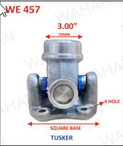 [WE 457] HALF YOKE ASSY - Up Dia-3.00" x SQUARE BASE x 4-HOLE x TSKR-F1