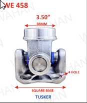 [WE 458] HALF YOKE ASSY - Up Dia-3.50" x SQUARE BASE x 4-HOLE x TSKR