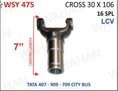 [WSY 475] SLEEVE YOKE - UJC - 30X106 x 7.00''- LENGTH x 16TH - CANTER-L3