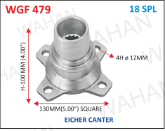 [WGF 479] G.B.F-18TH x 3.94" H x 5.00" SQUARE x 4H x 12MM - EICHER-10.60-HT - L1