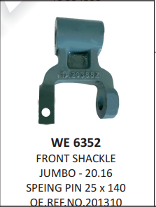 [WE 6352] FRNT SHAKL JUMBO FR SP TERRA 16
