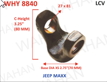 [WHY 8840] HALF YOKE - UJC - 27 X 81 X 3.25"-HEIGHT X 2.75" DIA - MAX