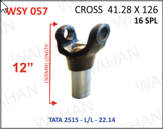 [WSY 057] SLEEVE YOKE - UJC - 41.28X126 x 12.00''- LENGTH x 16TH - TC