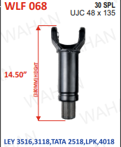 [WLF 068] L-FORK-30TH x UJC-48x135 x15" - LENGTH