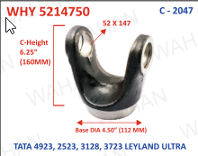 [WHY 5214750] HALF YOKE - UJC - 52 X 147 X 6"-HEIGHT X 4.50" DIA-G1
