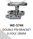 [WE 5744] DOUBLE PIN BRKT N/M L/L.-U-TRUCK